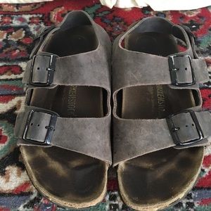 Birkenstock Arizona Blue with Ankle strap